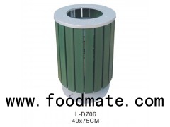 Reliable Performance Round Dustbin With Ashtray For Street,park And Garden