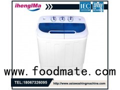 Mini Portable Twin Tub Semi-Automatic Washing Machine Washing Capacity Is 3.6kg