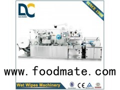 DC-2020B Full Automatic Normal Speed 5-30pcs Wet Tissue Folding And Packing Machine