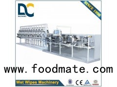 DCW-2700L+KGT-340B Full Automatic 30-120pcs Baby Wet Wipes Manufacturing And Packing Machine