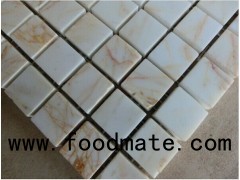 Calacutta Gold Marble Mosaic Stone Tile For Subway Backsplash Wall Tile And Shower Floor Tile