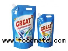 Spouted Pouches For Liquid Soap/shower Gel And Detergent Packaging