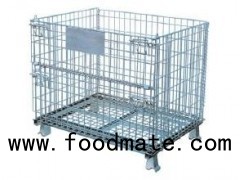 Wire Mesh Container with Different Size and Design Can Be Foldable and Stackable