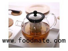 High Quality Borosilicate Glass Tea Tumbler With Stainless Steel Strainer 1 Litre