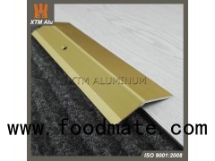 Aluminium Extrusion Floor Transition Strip Profile Matt Gold for Floor Decoration