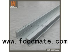 Aluminum Extrusion Kitchen Cabinet Profile Matt Silver for Kitchen