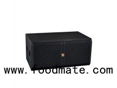 AT218 Dual 18 Inch 1200w Subwoofer Big DJ Bass Speaker Box For Large Stage