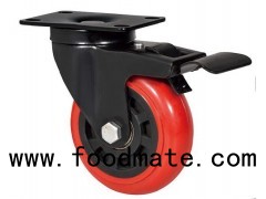 Kaiston Caster Manufactured Medium Duty Polyurethane Castors