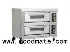 Industrial Two Layer Four Tray Deck Oven For Bread Cake Pizza