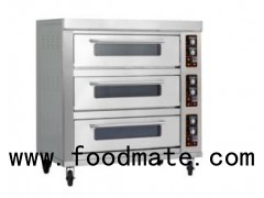 1 Year Warranty Triple Layer Six Trays Commercial Electric Oven For Pizza