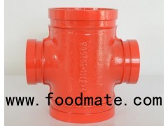 Malleable, Iron, Ductile Iron Reducing Cross For Fire Fighting, Air Conditioning, Water Supply, Mine