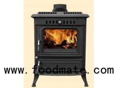 Freestanding Indoor Cast Iron Wood Log Stove With Thermostat