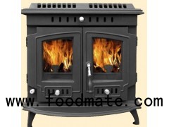 Cast Iron Solid Fuel Double-door Functional Direct Log Burning Stove