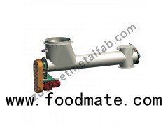 Stainless Steel Tube Screw Conveyor With Cast Iron Screw Made To Order For Material Handling