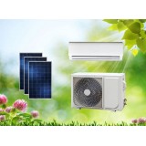 ACDC Split Dual Power On Grid Hybrid Solar Air Conditioner Wall Split Type