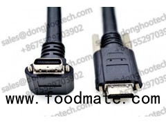 High Performance Camera Link Cable Right Angle UP And DOWN 1 Meters In Restricted Space Applications