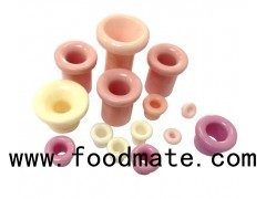 99.7% Alumina Ceramic Eyelet Bush For Wire Guide Textile Machine