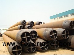 COMBI-WALL AND TUBULAR SHEET PILE ,Combined Wall With Tubular Piles Clutch Bars For Pipe Pile Combin