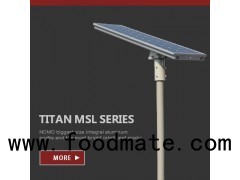 Rechargeable LiFe PO Battery Smart Solar Street Light with Motion Sensor