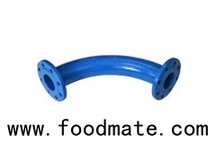 Ductile Cast Iron Double Flange 90 Degree Long Radius Bend