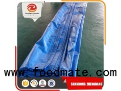 Custom Printed Tarps High Tensile Strength UV Additive With LOGO Printing