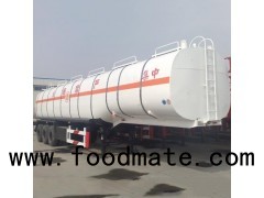 Stainless Steel Tank Trailer , Stainless Steel Reefer Trailers For Sale , Milk Tanker Trailer