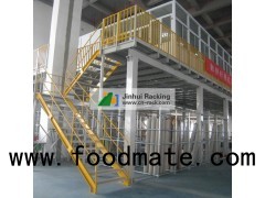 Heavy Duty Steel Structure Platform For Industrial Warehouse Storage System