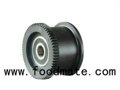 Steel Ductile Iron Open Pinion Crane Wheels With Motors