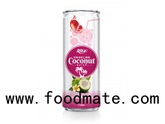 320m Alu Can Pomegrante Flavour Sparkling Coconut Water