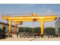 Heavy Duty U Shape Double Girder Bridge Gantry Crane with Hook