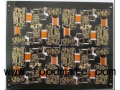 8 Layers 1.58mm Thickness HDI Rigid-flex Pcb With Black Soldermask