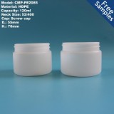 Hot 120 Ml 4oz 120g Plastic PE Jars For Bath Salt Body Scrub