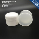 120g 120ml 4oz PP Plastic Facial Cosmetic Cream Jars