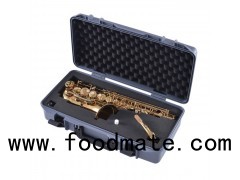 Brass Instrument, Wind Instrument, Rectangular Trumpet, Saxophone And Small Sax Case