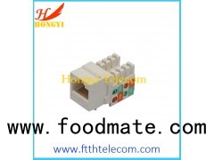 Cat 5e UTP Unshielded Keystone Jacks 110 Or Krone IDC Connection