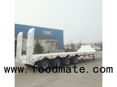 60/80/100 Ton Low Flatbed Semi Trailers - CIMC Vehicles