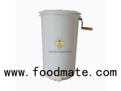 Food Grade Plastic Manual Honey Centrifuge With Honey Gate