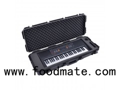 Stackable Trasportation Waterproof Plastic Hard Flight Case With Wheels For 49 Note/key Mini Musical