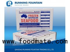 3 & 5 & 10kg General/Four Colors Printing Shrimp And Prawn Cartons In Corrugated/750g/850g/1050g USA