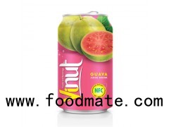 330ml Canned Fruit Juice Guave Juice Drink Supplier