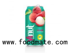 330ml Canned Fruit Juice Lychee Juice Drink Supplier