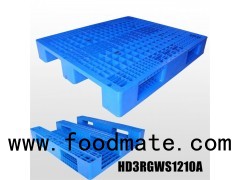 1200x1000mm PP Heavy Duty Plastic Storage Pallets With 3 Skids, HD3RGWS1210A