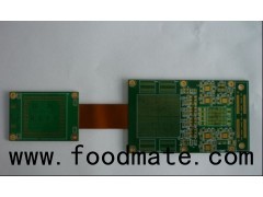 3 Layers 1.6mm Rigid Flex Immersion Gold PCB with BGA