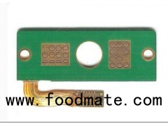 3 Layers 1.5mm Thickness Rigid Flex PCB with Small Via Hole and Immersion Gold