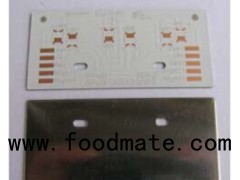 Iron Based PCBs with Single Side Slot Hole Taiyo White Ink High Precision High Power Immersion Gold