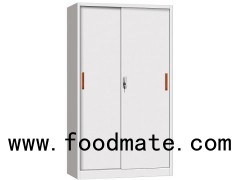 Luoyang Ouzheng Sliding Door Steel Cupboard With Shelves