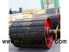 Bulk Material Coal Mining Removable Convenient Belt Conveyor Head Slide Pulley Lagging