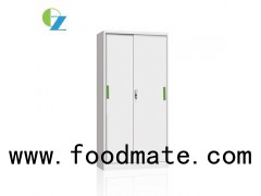 Luoyang Ouzheng Sliding Door Steel Cupboard with Shelves