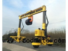 Top Design Single Beam Rubber Tyred Gantry Crane With All Wheels Electronic Steering