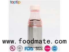 600ml Plastic Water Bottle /Stainless Steel Bottle Body